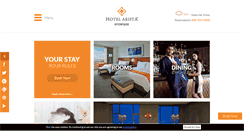 Desktop Screenshot of hotelarista.com